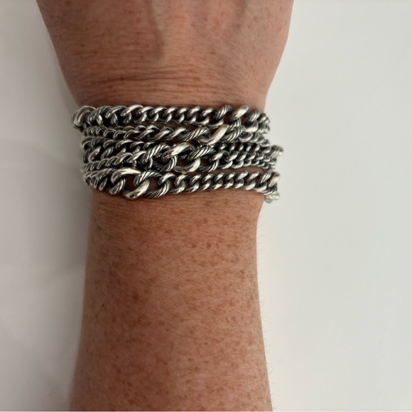 David Yurman Silver Chain Bracelet - Picture 3 of 4